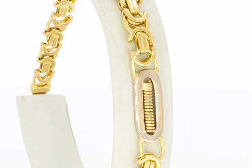 14 karaat Koningsarmband - 22 mm