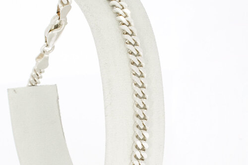 Zilveren (925) Gourmet armband - 20 cm