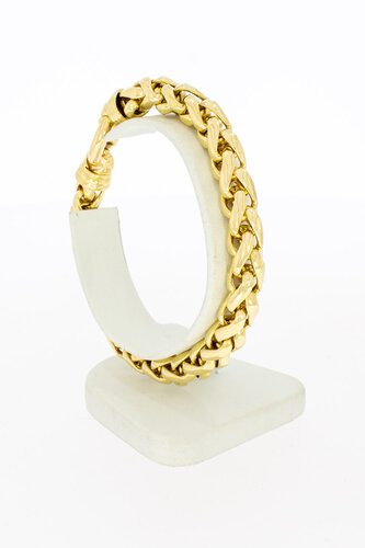 Vossenstaart armband 18K goud - 21 cm