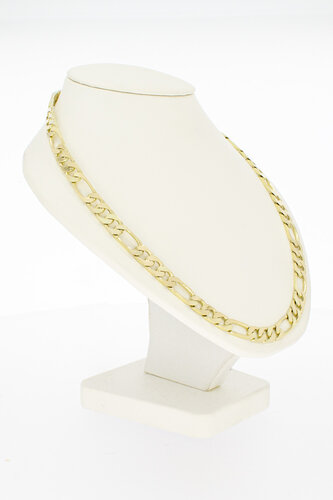 14 karaat gouden Figaro ketting 60,6 cm