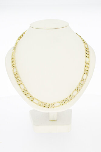 14 karaat gouden Figaro ketting 60,6 cm
