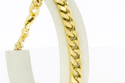 14 karaat goud Gourmet armband - 21 cm