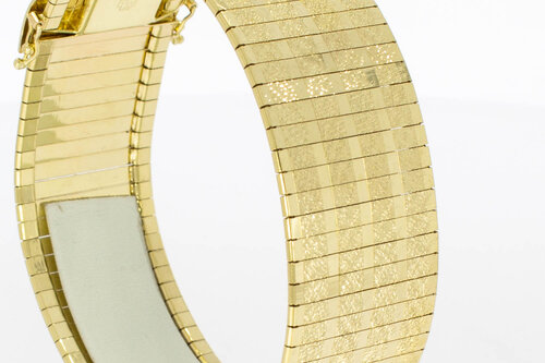 14 Karaat gouden Retro armband - 20,3 cm