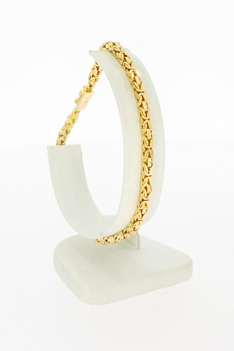 18 Karaat goud Koningsarmband - 20,4 cm