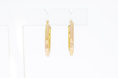 14 karaat gouden Oorringen - 1,7 cm