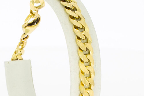 Gourmet armband 14 Karaat goud - 20,4 cm