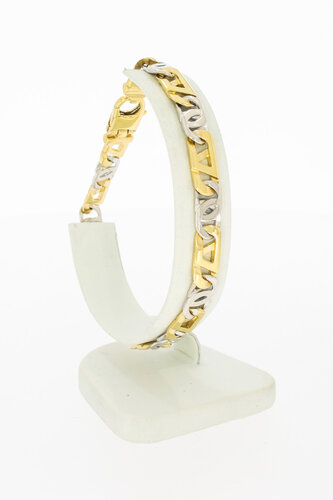 Gouden Rolexarmband 14 krt - 22,1 cm