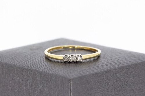 Aanschuifring 14 karaat goud - 18,3 mm