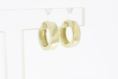 Klap Creolen 14 Karaat goud - 1,4 cm