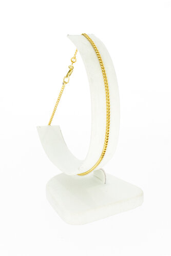 Gourmet armband 18K goud - 22,8 cm