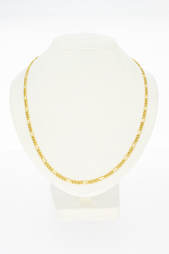 18K gouden Figaro ketting - 60,2 cm