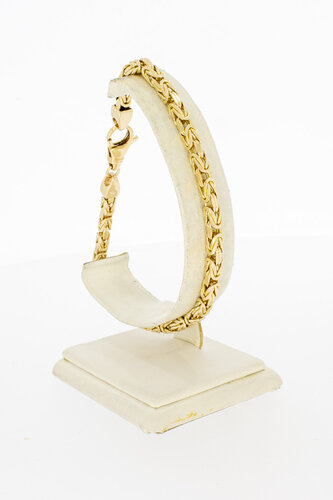 14 Karaat Byzantijnse heren armband - 24,1 cm