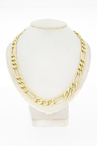 14 Karaat Figaro heren ketting - 65,1 cm
