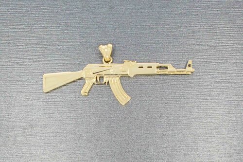 14 karaat Kalashnikov mannen hanger 