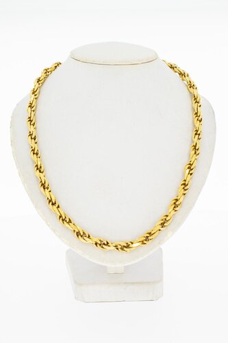 8 Karaat (geel) Koord ketting - 64,5 cm