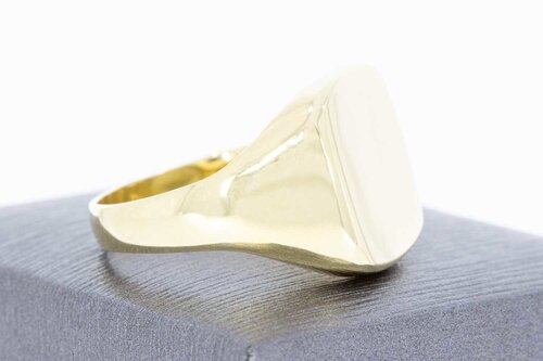 14 Karaat Zegelring mannen - 20,5 mm