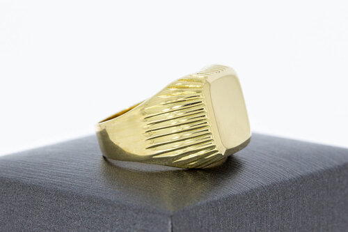 14 Karaat gouden Zegelring - 18,3 mm