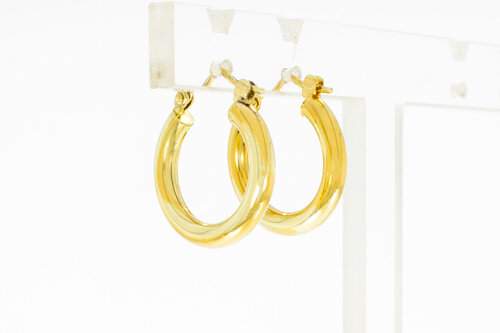 Dames Oorringen 14 karaat goud - 1,9 cm