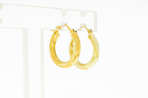 Dames Oorringen 14 karaat goud - 1,9 cm