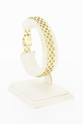 14 karaat gouden damesarmband - 19 cm