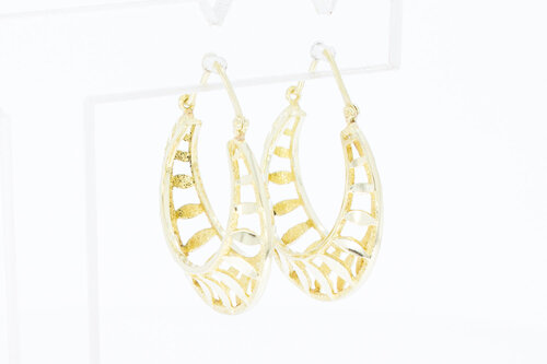 14 Karaat vintage dames oorbellen - 2,3 cm