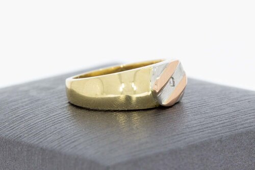 14 Karaat Pinkring dames - 14,6 mm