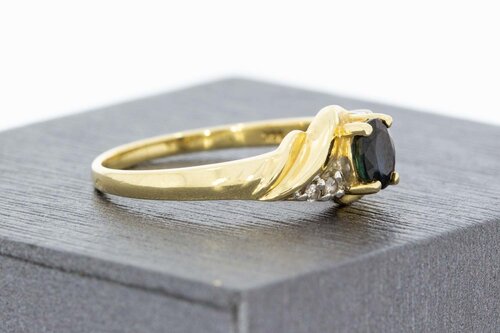 14 Karaat edelsteen dames Ring - 17,8