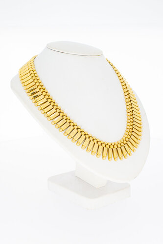 Zonnenstralen Collier 18 Karaat - 42,5 cm