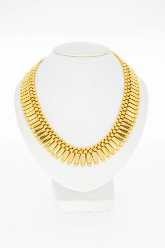 Zonnenstralen Collier 18 Karaat - 42,5 cm