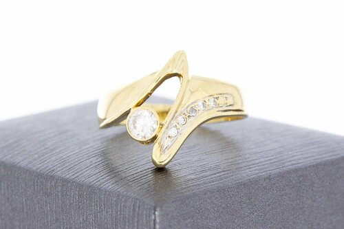 14 karaat gouden dames Slagring - 16,6 mm