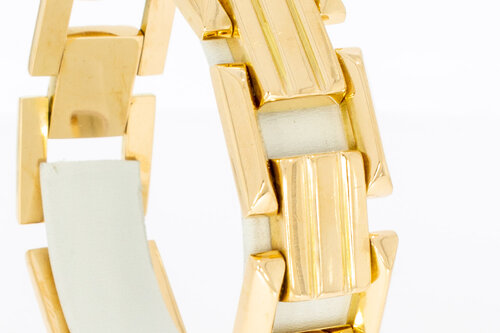 18 Karaat gouden Staafjes armband - 19,2 cm