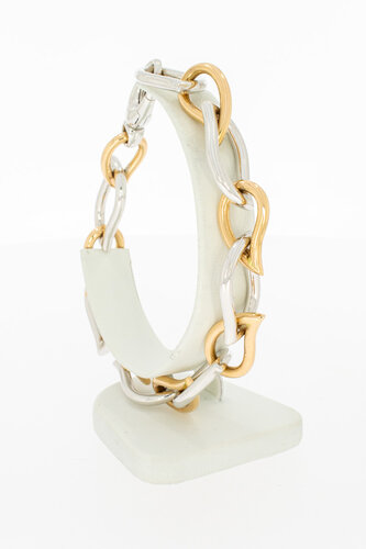 18 Karaat gouden dames armband - 20,4 cm