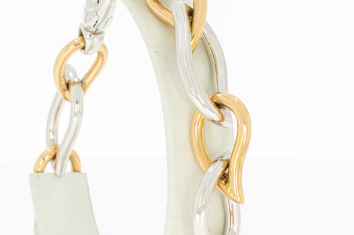 18 Karaat gouden dames armband - 20,4 cm
