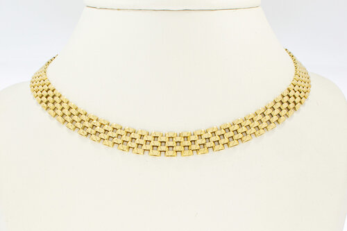 18 Karaat gouden Rolex style Collier - 44 cm