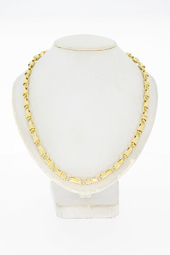 14 Karaat gouden Fantasie Magnum ketting - 54,2 cm