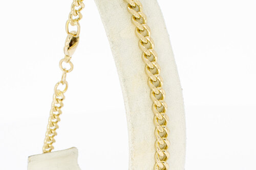 14 Karaat goud Gourmet armband - 23,6 cm