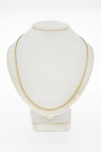 18 Karaat goud S-schakel ketting - 43,9 cm