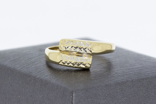 14 Karaat goude ring dames - 18,7 mm