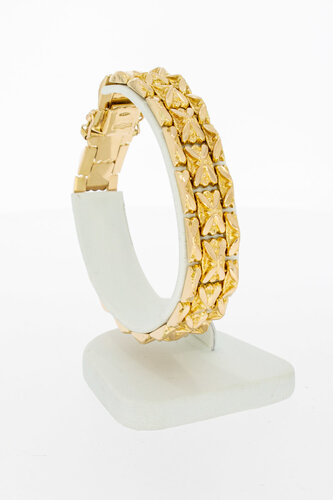 Vintage 18 Karaat ros gouden armband - 19,3 cm