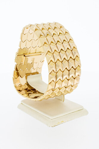 18 Karaat Retro goudenarmband - 22,2 cm