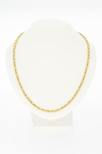 14 Karaat gouden Byzantijnse ketting - 54,9 cm