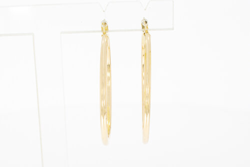 14 Karaat gouden oorringen dames - 4 cm