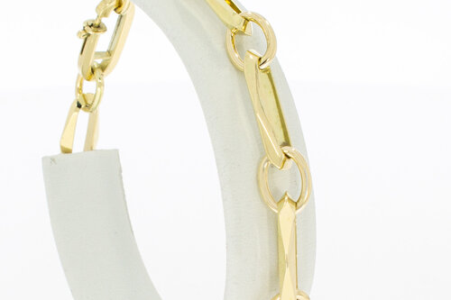 14 Karaat Closed Forever armband - 21,2 cm