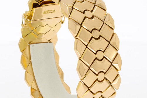 Brede 18 Karaat goudarmband - 19,9 cm