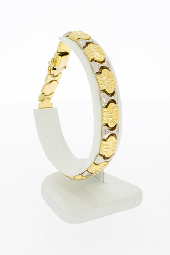 18 Karaat platte Koningsarmband - 21,2 cm