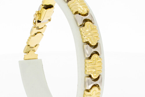 18 Karaat platte Koningsarmband - 21,2 cm