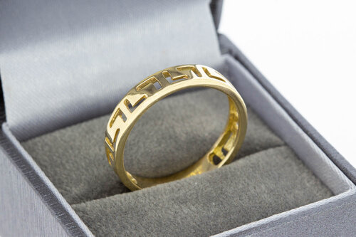 Vintage ring 14 karaat goud - 20 mm