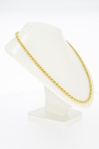 18 kaart goud Koordketting - 52,4 Cm