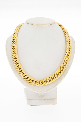 18 Karaat brede Gourmet Collier - 43,8 cm