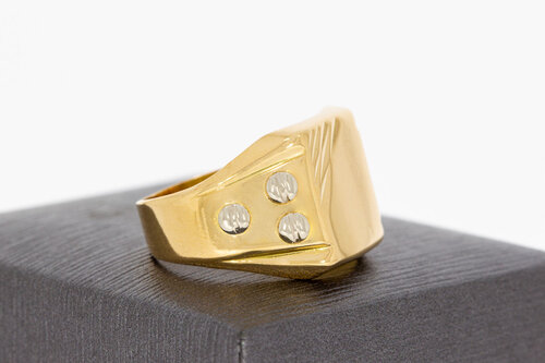 18 Karaat gouden Statementring - 19,6 mm